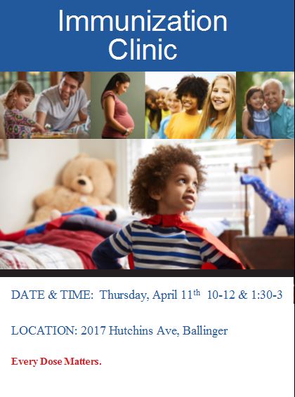 Ballinger April Immunization Clinic